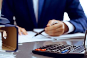 client addressing houston tax services with client
